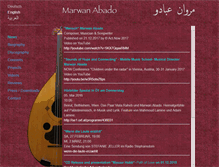 Tablet Screenshot of marwan-abado.net